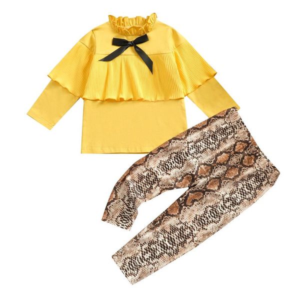 clothing sets infant kids baby girls casual two-piece clothes set yellow stand-up collar pullover snake printed pattern pants 2021 fashion, White
clothing sets infant kids baby girls casual two-piece clothes set yellow stand-up collar pullover snake printed pattern pants 2021 fashion, White