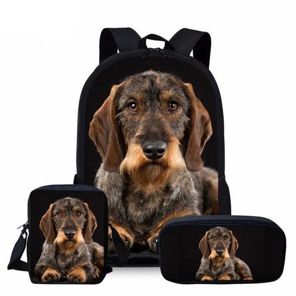 boys girls school backpack 3pcs/set cute dachshund dog 3d prints bagpack kids book bag preppy primary children bookbags mochila bags
boys girls school backpack 3pcs/set cute dachshund dog 3d prints bagpack kids book bag preppy primary children bookbags mochila bags