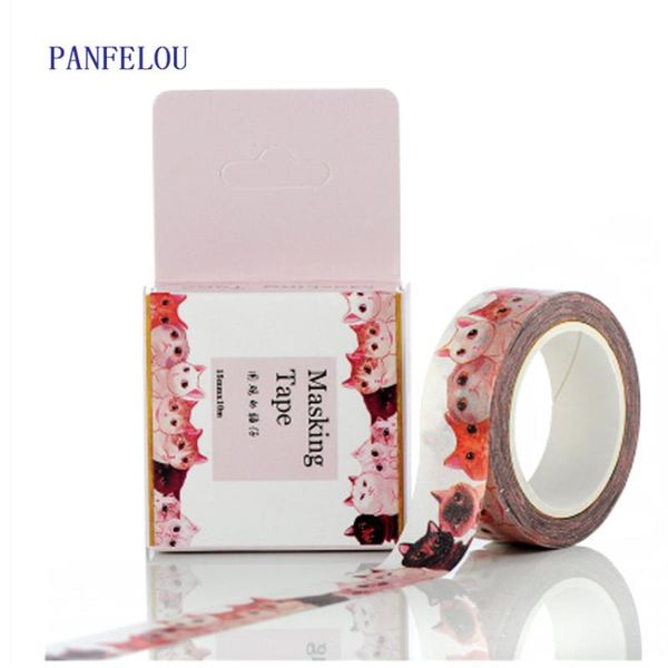 1.5cmx10m the cute cat cartoon stickers border masking adhesive paper washi tape diy scrapbooking hand account gift wrap
1.5cmx10m the cute cat cartoon stickers border masking adhesive paper washi tape diy scrapbooking hand account gift wrap