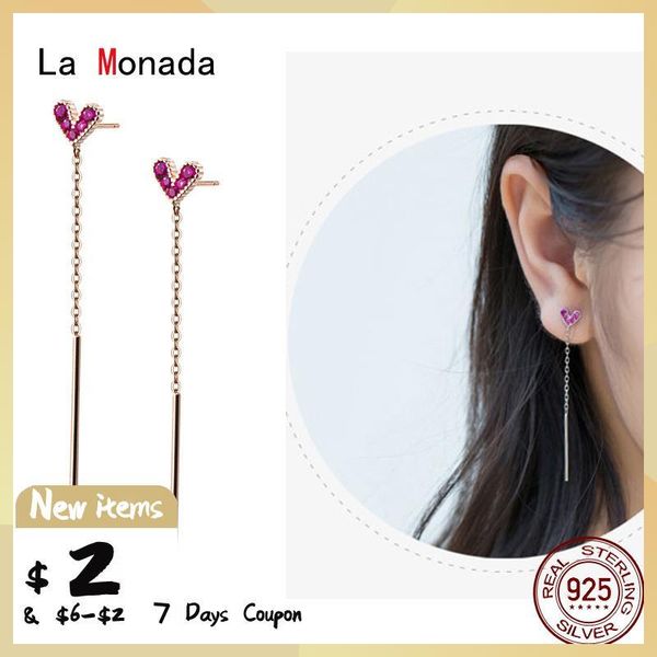 stud la monada long small silver earrings for women dangle 925 sterling woman heart female fashion ear piercing, Golden;silver
stud la monada long small silver earrings for women dangle 925 sterling woman heart female fashion ear piercing, Golden;silver