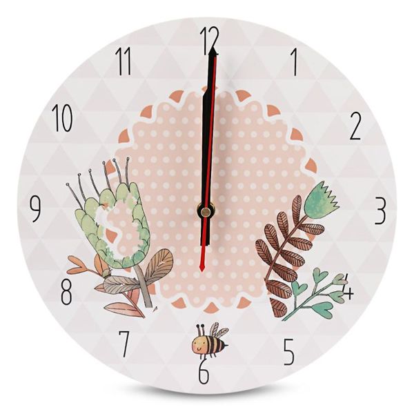 cartoon print wall clocks silent wooden clock home art decor round z30
cartoon print wall clocks silent wooden clock home art decor round z30