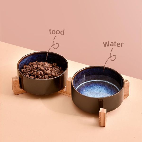 cat bowls & feeders bowl dog with bamboo stand for cats food feeder non slip pet feeding water product
cat bowls & feeders bowl dog with bamboo stand for cats food feeder non slip pet feeding water product