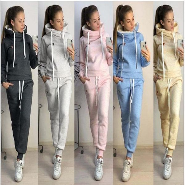gym clothing 2021 women's autumn and winter fleece fashion pullover hoodie stretch waist jogging pants leather badge casual sports suit, White;black
gym clothing 2021 women's autumn and winter fleece fashion pullover hoodie stretch waist jogging pants leather badge casual sports suit, White;black