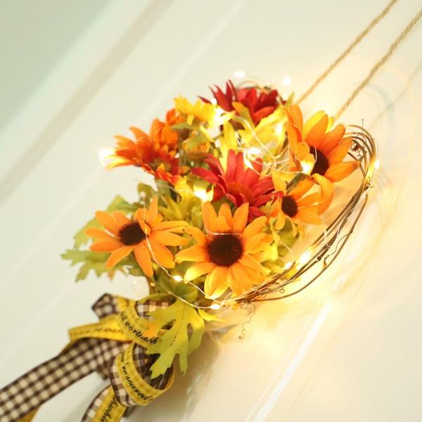 simulation sunflower flower ribbon wall hanging autumn color thanksgiving heart-shaped holiday wreath# decorative flowers & wreaths
simulation sunflower flower ribbon wall hanging autumn color thanksgiving heart-shaped holiday wreath# decorative flowers & wreaths