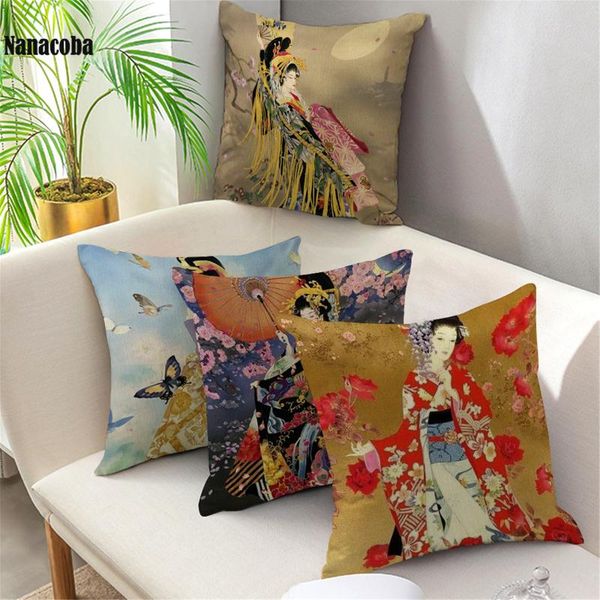 cushion/decorative pillow japan style warrior geisha print cover 45*45cm square cushion linen throw pillows cases home decor covers
cushion/decorative pillow japan style warrior geisha print cover 45*45cm square cushion linen throw pillows cases home decor covers