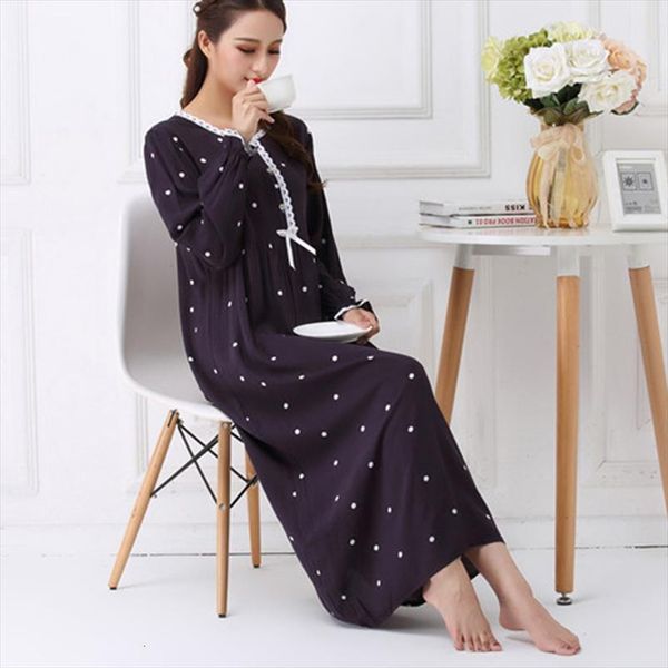 autumn nightgown cotton long sleeve womens sleepwears sleep wear casual nighties sleepdress ladies homewear fashion night gowns nightdress, Black;red
autumn nightgown cotton long sleeve womens sleepwears sleep wear casual nighties sleepdress ladies homewear fashion night gowns nightdress, Black;red