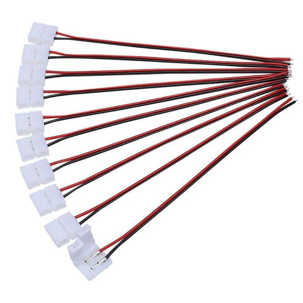 5pcs 8mm pcb fpc no welding connector with cable for single color smd3528/2835 led stripe light connecting to power supply modules
5pcs 8mm pcb fpc no welding connector with cable for single color smd3528/2835 led stripe light connecting to power supply modules