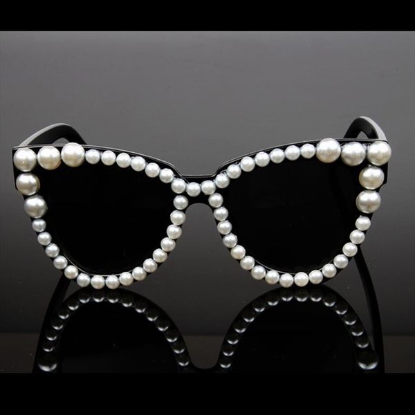 cat eye sunglasses women brand designer lady pearl sun glasses for female vintage shades eyewear gafas uv400, White;black
cat eye sunglasses women brand designer lady pearl sun glasses for female vintage shades eyewear gafas uv400, White;black