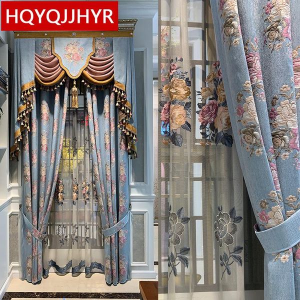 european jacquard thickened blackout curtains for living room blue bedroom el apartments curtain & drapes
european jacquard thickened blackout curtains for living room blue bedroom el apartments curtain & drapes