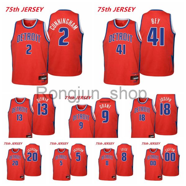 2021-22 75th anniversary printed mens basketball cade cunningham 2 jerami grant saddiq bey josh jackson kelly olynyk trey lyles joseph red j, Black
2021-22 75th anniversary printed mens basketball cade cunningham 2 jerami grant saddiq bey josh jackson kelly olynyk trey lyles joseph red j, Black