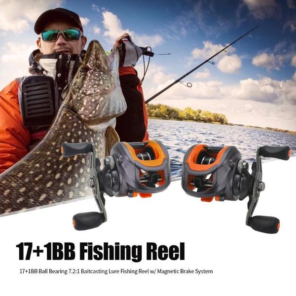 fishing reels multi-function ball bearings left/right hand baitcasting lure reel with brake system
fishing reels multi-function ball bearings left/right hand baitcasting lure reel with brake system