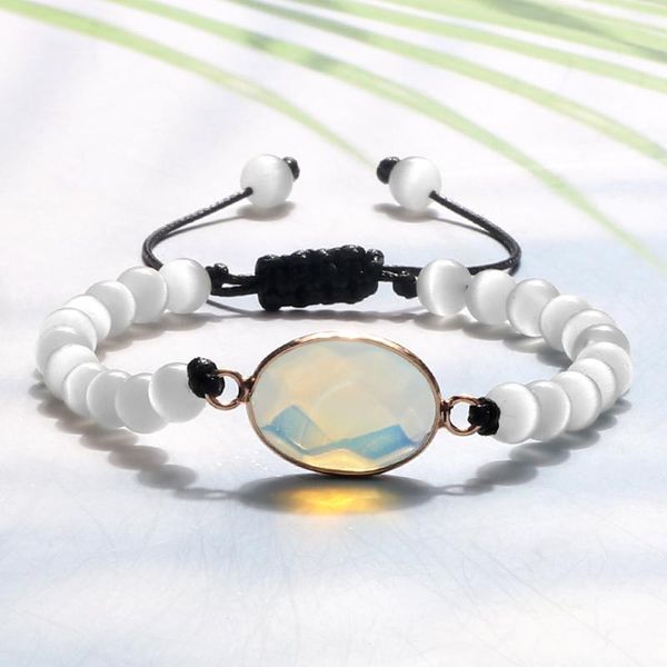 beaded, strands 6/8mm quartz chakra beads opal bracelet natural cat eye stone adjustable bangle for women yoga balance bracelets jewelry gif, Black
beaded, strands 6/8mm quartz chakra beads opal bracelet natural cat eye stone adjustable bangle for women yoga balance bracelets jewelry gif, Black