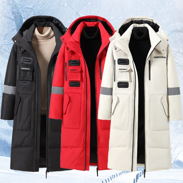 ladies down jacket 2021 winter leisure solid color youth thickened white duck work cloth extended zipper down et, Black
ladies down jacket 2021 winter leisure solid color youth thickened white duck work cloth extended zipper down et, Black