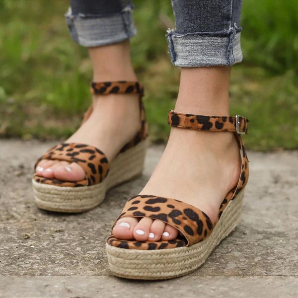 women's ladies strap wedge shoes woman sandals ankle buckle platform wedges woven roman sandalias femenina, Black
women's ladies strap wedge shoes woman sandals ankle buckle platform wedges woven roman sandalias femenina, Black