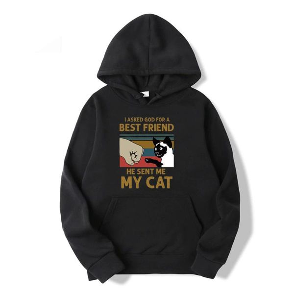 men's hoodies & sweatshirts funny print cat cute cats winter hip hop cool sweatshirt hoodie harajuku hooded tracksuit simple hoody, Black
men's hoodies & sweatshirts funny print cat cute cats winter hip hop cool sweatshirt hoodie harajuku hooded tracksuit simple hoody, Black