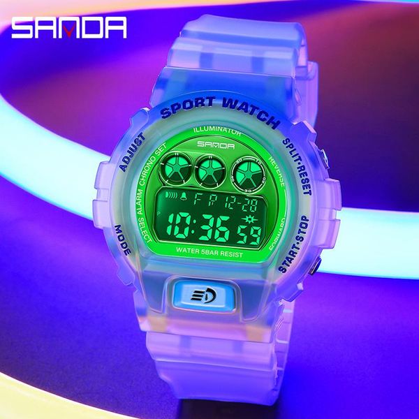 wristwatches sanda digital watch for men women waterproof sport electronic led male wrist luminous fashion multifunctional clock, Slivery;brown
wristwatches sanda digital watch for men women waterproof sport electronic led male wrist luminous fashion multifunctional clock, Slivery;brown