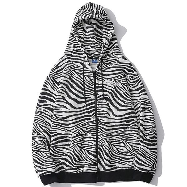 men's hoodies & sweatshirts men harajuku zebra pattern print hoodie jacket coats autumn oversized cotton full zipper loose pullo, Black
men's hoodies & sweatshirts men harajuku zebra pattern print hoodie jacket coats autumn oversized cotton full zipper loose pullo, Black