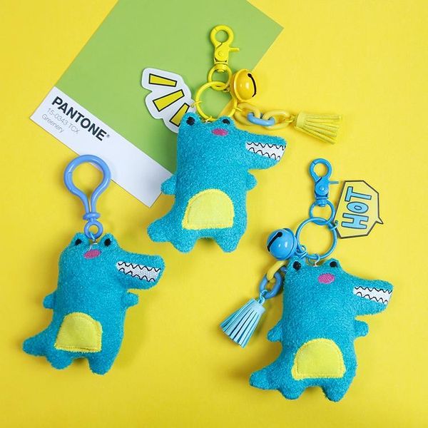 keychains 2021 cute crocodile alligator dinosaur key chain keyring holder bag pendant charm keychain plush stuffed kids toys d501, Silver
keychains 2021 cute crocodile alligator dinosaur key chain keyring holder bag pendant charm keychain plush stuffed kids toys d501, Silver