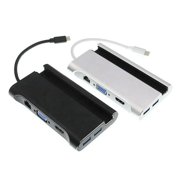 type c hub docking station for lapsmart phones 7 in 1 vga pd lan usb3.0 port expansion huawei matebook stations
type c hub docking station for lapsmart phones 7 in 1 vga pd lan usb3.0 port expansion huawei matebook stations
