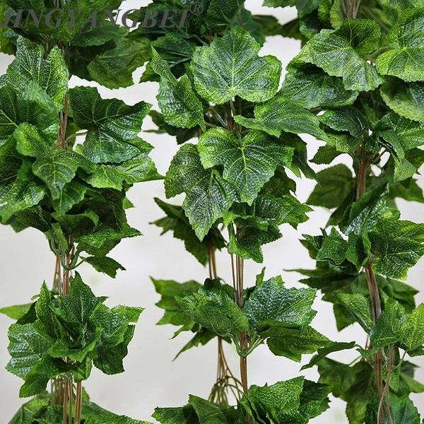 decorative flowers & wreaths 5pcs artificial plant vines silk grape leaves garland faux simulation flower rattan wedding decoration room dec
decorative flowers & wreaths 5pcs artificial plant vines silk grape leaves garland faux simulation flower rattan wedding decoration room dec