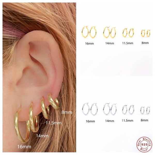 hoop & huggie aide 925 sterling silver 8-16mm minimalist smooth earrings for women ear bone buckle earring gothic piercing jewelry, Golden;silver
hoop & huggie aide 925 sterling silver 8-16mm minimalist smooth earrings for women ear bone buckle earring gothic piercing jewelry, Golden;silver