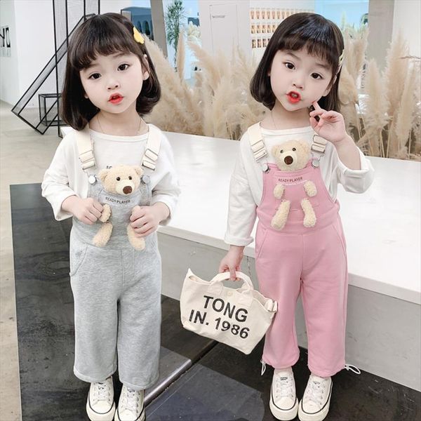 children clothing girl jumpsuit with cartoon bear cotton long pants overalls for 2 7 years girls, Blue
children clothing girl jumpsuit with cartoon bear cotton long pants overalls for 2 7 years girls, Blue