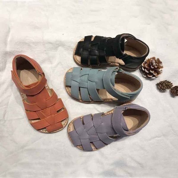 denmark big a leather wrap versatile baby girl's manual soft sole cowhide sandals, Black;red
denmark big a leather wrap versatile baby girl's manual soft sole cowhide sandals, Black;red