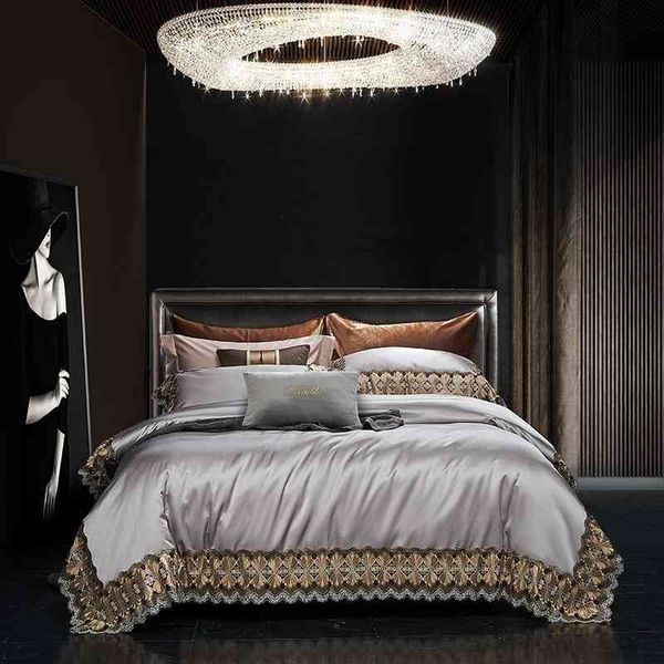 luxury chic set king size 4/6pcs lace duvet cover bed sheet pillowcases sateen silky egyptian cotton bedding
luxury chic set king size 4/6pcs lace duvet cover bed sheet pillowcases sateen silky egyptian cotton bedding
