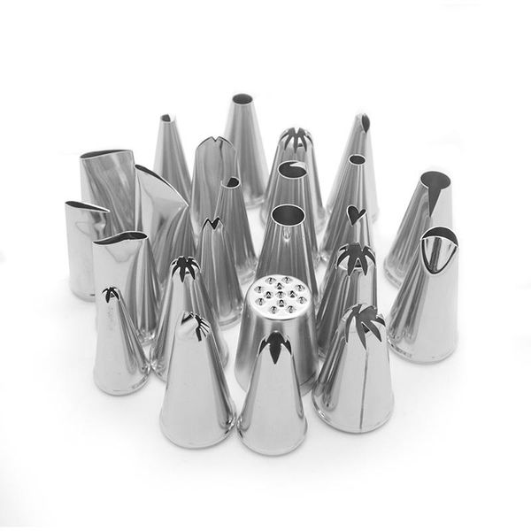 cake tools stainless steel decorating icing pastry piping nozzles tips set pen 24 pcs 301-0255
cake tools stainless steel decorating icing pastry piping nozzles tips set pen 24 pcs 301-0255