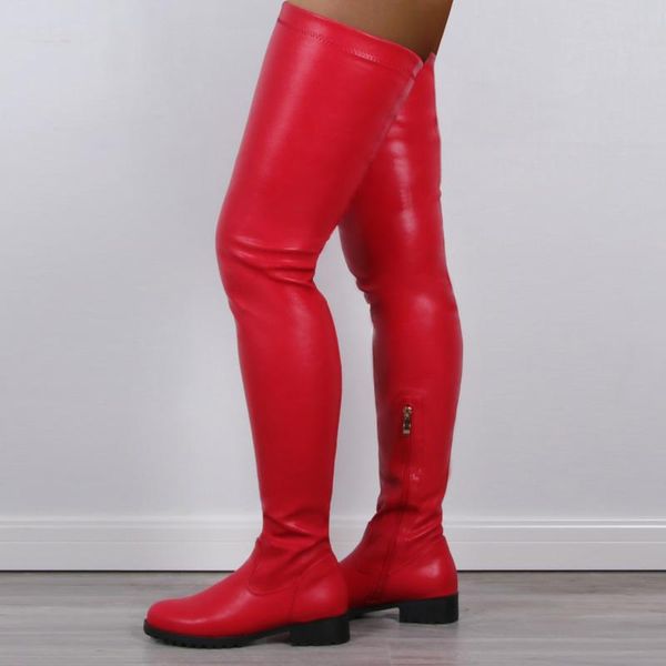 boots 2021 low heels red black women over the knee casual shoes autumn winter pu leather thigh high stretch female
boots 2021 low heels red black women over the knee casual shoes autumn winter pu leather thigh high stretch female
