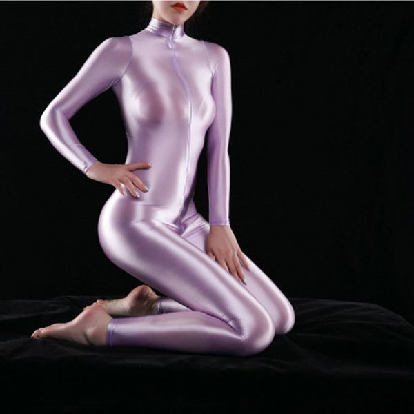 women shiny full bodysuit oil gloosy shaping thong bodysuit catsuit sheer see through tight candy color plus size, Black;white
women shiny full bodysuit oil gloosy shaping thong bodysuit catsuit sheer see through tight candy color plus size, Black;white