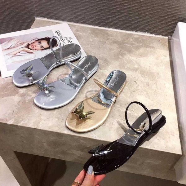 slippers women's mid-heel sandals and 2021 summer korean fashion wedge heel butterflyrhinestone flip flops slipper, Black
slippers women's mid-heel sandals and 2021 summer korean fashion wedge heel butterflyrhinestone flip flops slipper, Black