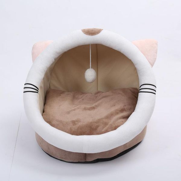 cat beds & furniture 2021 winter cute house with cotton bed and hanging ball puppy dog villa kennel removable washable chihuahua pet product
cat beds & furniture 2021 winter cute house with cotton bed and hanging ball puppy dog villa kennel removable washable chihuahua pet product