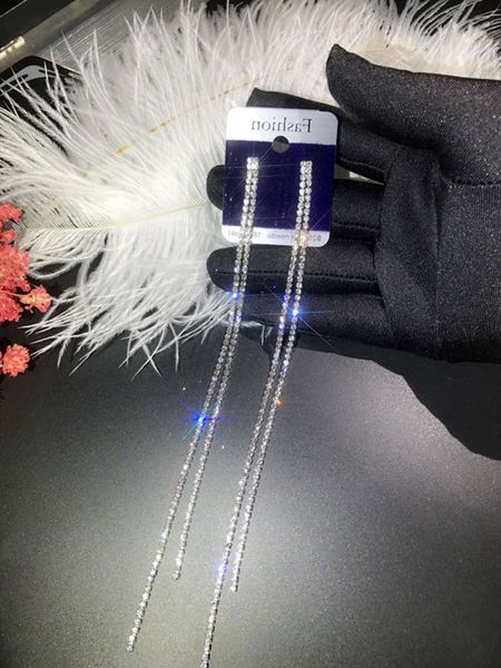 earrings japan and south korea personality fashion trend exaggerated long chain micro inlaid zircon tassel temperament female earrings, Golden
earrings japan and south korea personality fashion trend exaggerated long chain micro inlaid zircon tassel temperament female earrings, Golden