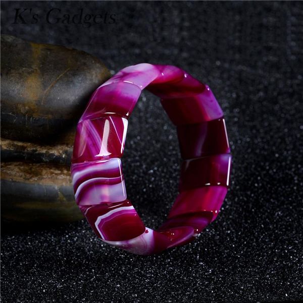 beaded, strands fashion pink striped agates bracelets bangles for women elastic square beads beaded natural stone charm bracelet armband dam, Black
beaded, strands fashion pink striped agates bracelets bangles for women elastic square beads beaded natural stone charm bracelet armband dam, Black