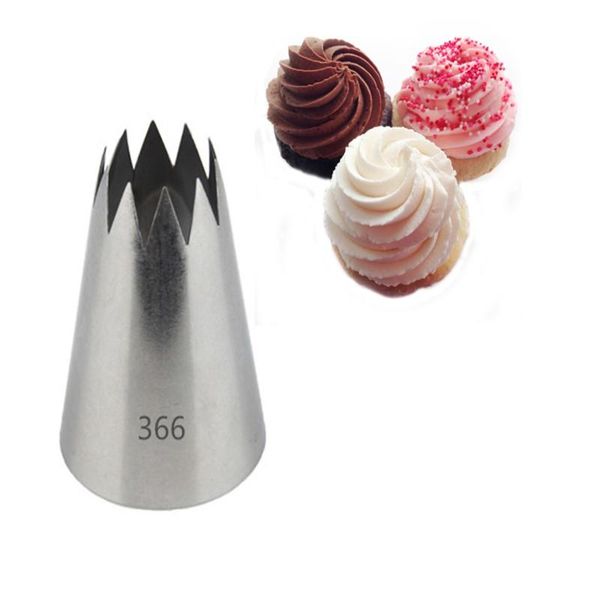 cake tools stainless steel #366 large cream pastry nozzles decorating icing piping tips cupcakes baking bakeware
cake tools stainless steel #366 large cream pastry nozzles decorating icing piping tips cupcakes baking bakeware