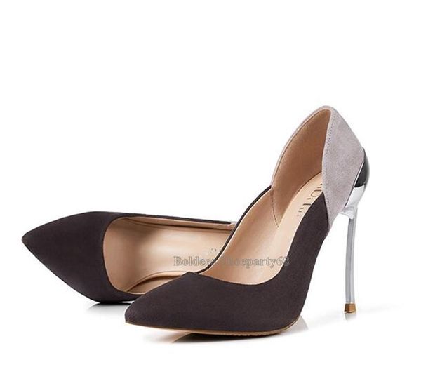 dress shoes women shipskin leather wave designer 10cm/12cm stilettos high heels pointed toe pumps party, Black
dress shoes women shipskin leather wave designer 10cm/12cm stilettos high heels pointed toe pumps party, Black