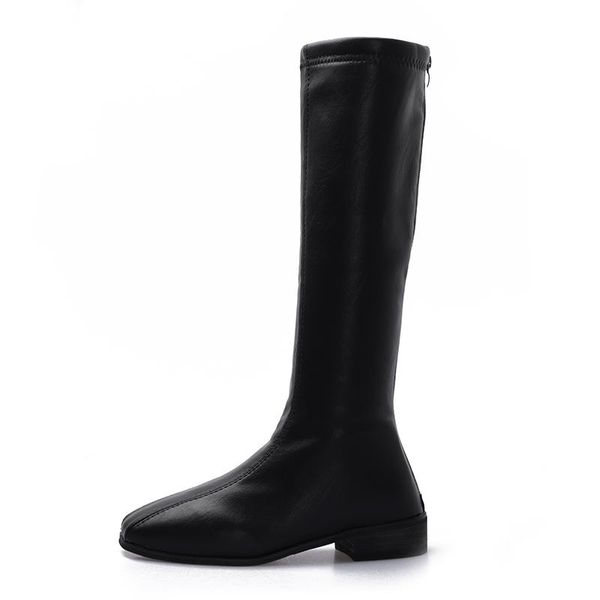 boots women pu leather black knee high low heel waterproof long 2021 fashion winter keep warm slim shoes
boots women pu leather black knee high low heel waterproof long 2021 fashion winter keep warm slim shoes