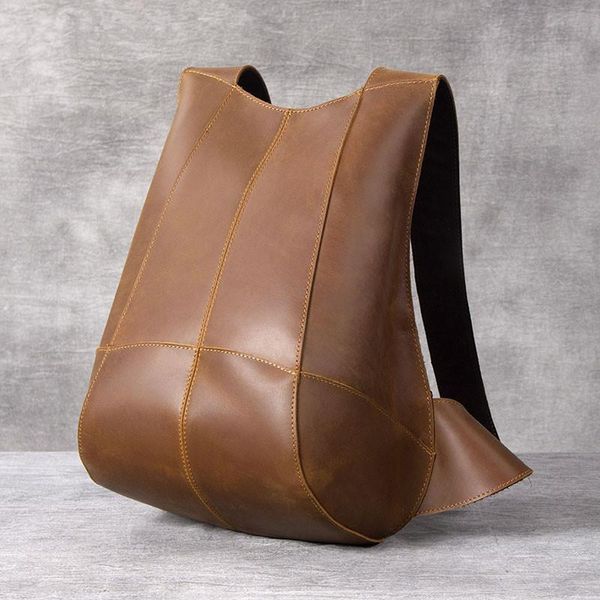 men's vintage genuine cowhide leather backpack brand women crazy horse original design shoulder bag
men's vintage genuine cowhide leather backpack brand women crazy horse original design shoulder bag