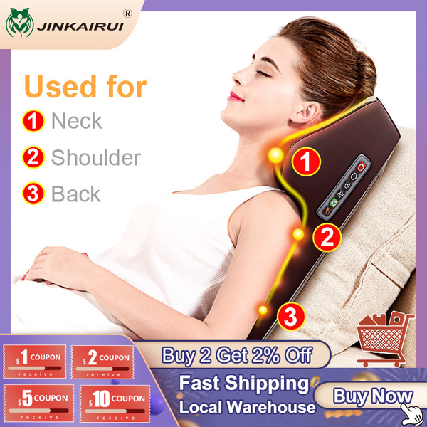 jinkairui neck massager car home cervical shiatsu massage shoulder back waist body electric massage pillow cushion relieve pain
jinkairui neck massager car home cervical shiatsu massage shoulder back waist body electric massage pillow cushion relieve pain