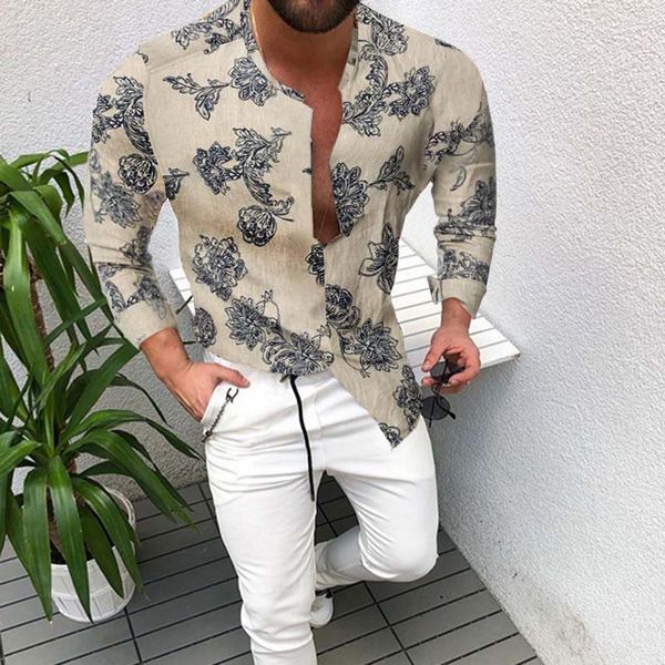 men casual t-shirt beach slim fit long sleeves clothing floral single breasted cotton linen cardigan, White;black
men casual t-shirt beach slim fit long sleeves clothing floral single breasted cotton linen cardigan, White;black