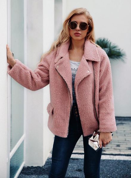 women's jackets rorodox faux lambswool jacket zipper coat women autumn slim outerwear 2021 female overcoat, Black;brown
women's jackets rorodox faux lambswool jacket zipper coat women autumn slim outerwear 2021 female overcoat, Black;brown
