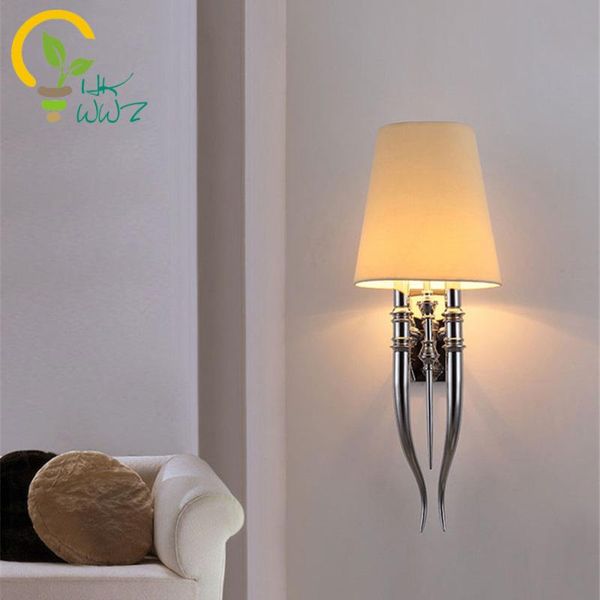 wall lamp modern creative cattle horn led gold/chrome double head lights for home living room background light fixtures
wall lamp modern creative cattle horn led gold/chrome double head lights for home living room background light fixtures