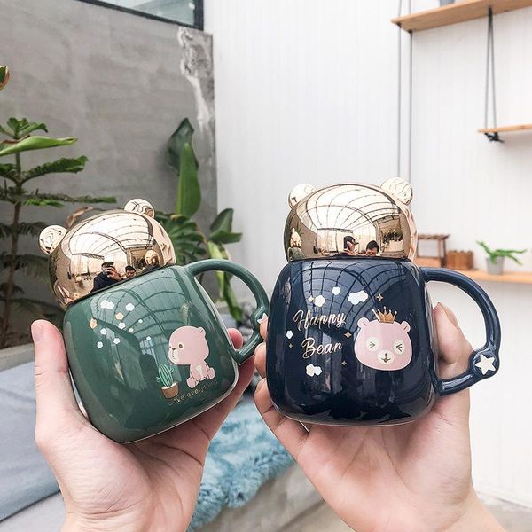 mugs 350ml cute bear twist cover ceramic cup with spoon coffee tea cups handle for drinking creative color heat resistant
mugs 350ml cute bear twist cover ceramic cup with spoon coffee tea cups handle for drinking creative color heat resistant