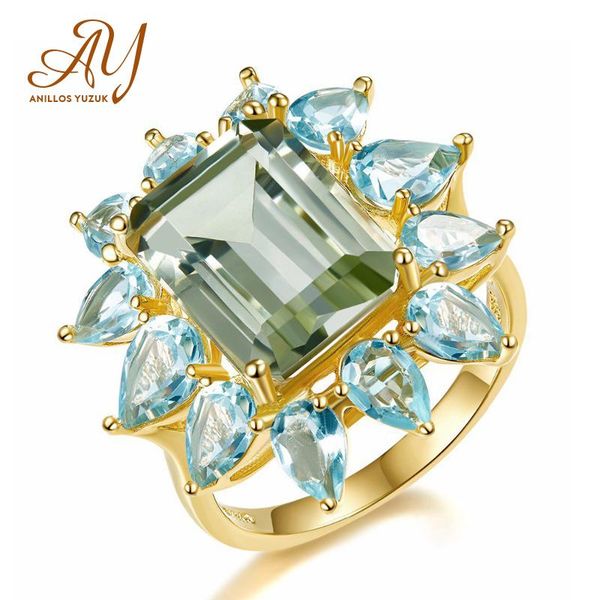 cluster rings anillos yuzuk silver 925 jewelry ring sea blue zircon crystal for women wedding party gold female gifts, Golden;silver
cluster rings anillos yuzuk silver 925 jewelry ring sea blue zircon crystal for women wedding party gold female gifts, Golden;silver
