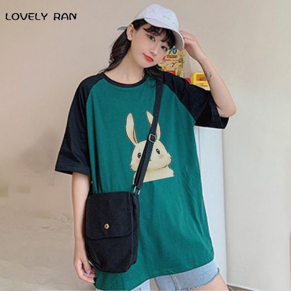 women's t-shirt 100% cotton oversized t-shirts lovely print t shirt for girls streetwear half sleeve casual patchwork summer, White
women's t-shirt 100% cotton oversized t-shirts lovely print t shirt for girls streetwear half sleeve casual patchwork summer, White