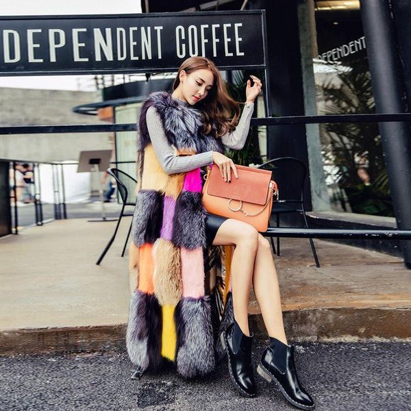 women's fur & faux fashion winter vest coat warm long vests women patchwork color outerwear jacket plus size 4xl y48 wszz, Black
women's fur & faux fashion winter vest coat warm long vests women patchwork color outerwear jacket plus size 4xl y48 wszz, Black