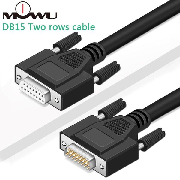 two rows 15pin 15p db 15 male to female serial socket extender extension cable 1.5m-30m video cables & connectors
two rows 15pin 15p db 15 male to female serial socket extender extension cable 1.5m-30m video cables & connectors