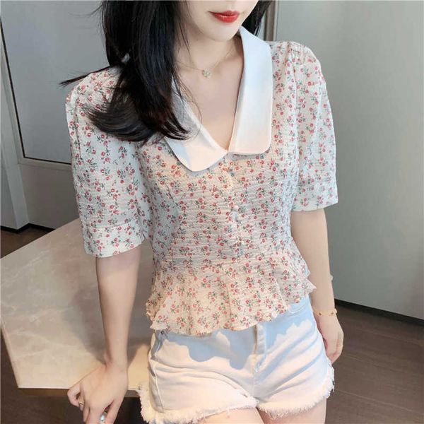 arrival korean designer floral chiffon elegant women's office work blouse blusas femme shirts plus size 210529, White
arrival korean designer floral chiffon elegant women's office work blouse blusas femme shirts plus size 210529, White