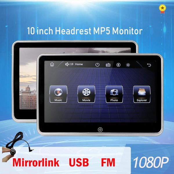 car video 1024x600 10'' ultra thin tft lcd headrest mp5 monitors player mirrorlink fm 1080p av with usb/sd multimedia no dvd
car video 1024x600 10'' ultra thin tft lcd headrest mp5 monitors player mirrorlink fm 1080p av with usb/sd multimedia no dvd